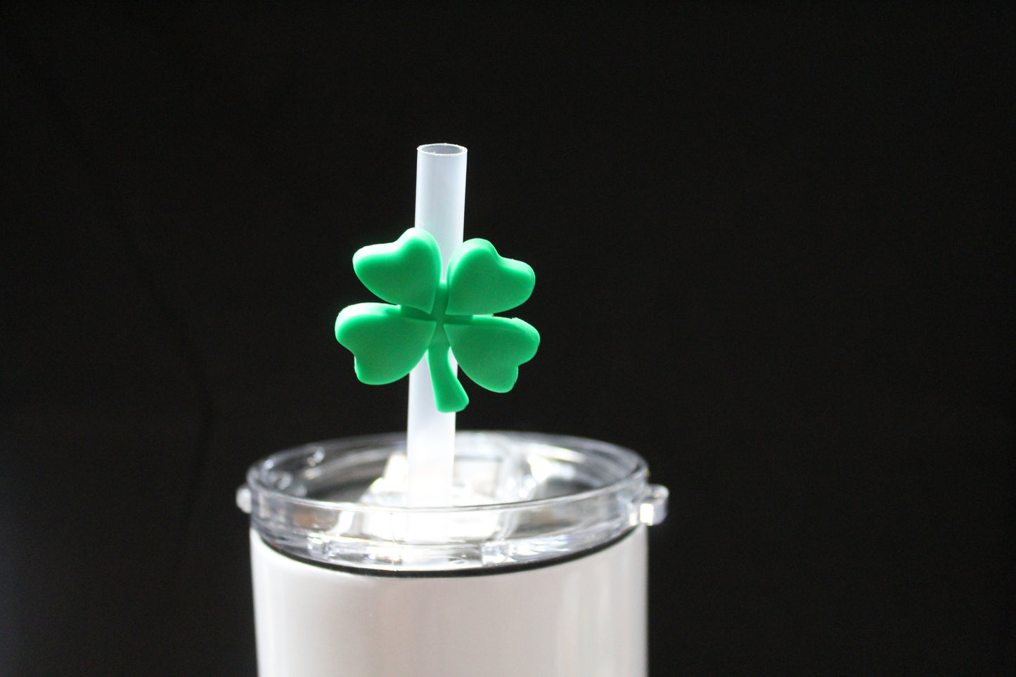 Four Leaf Clover Straw Charm
