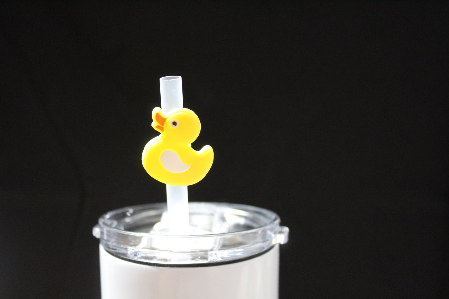 Yellow Duck Straw Charm