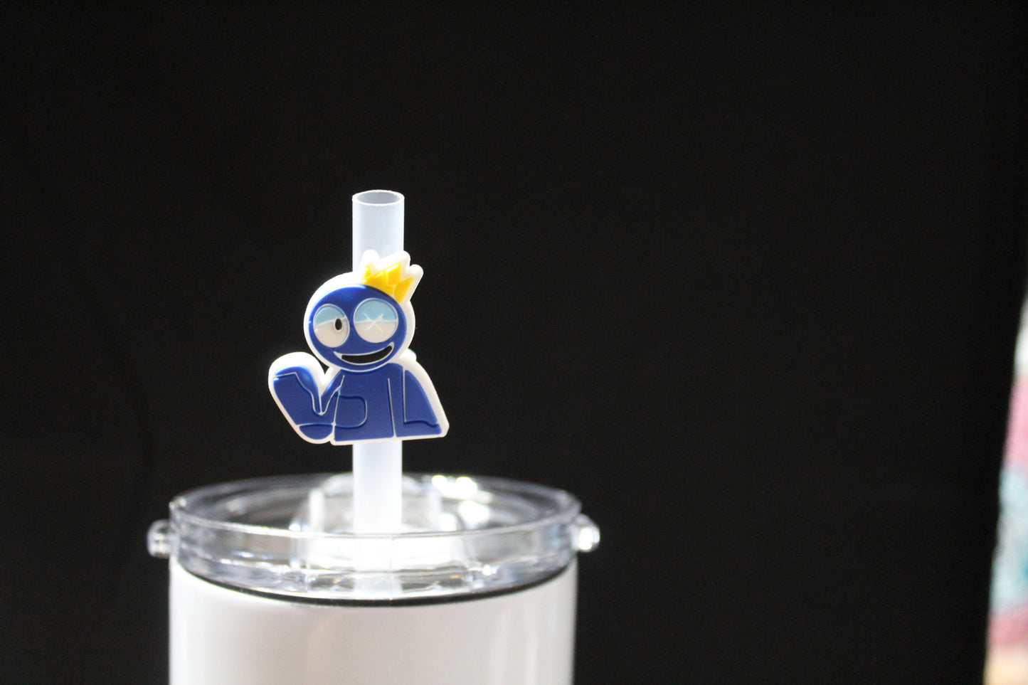 Blue King - Straw Charm