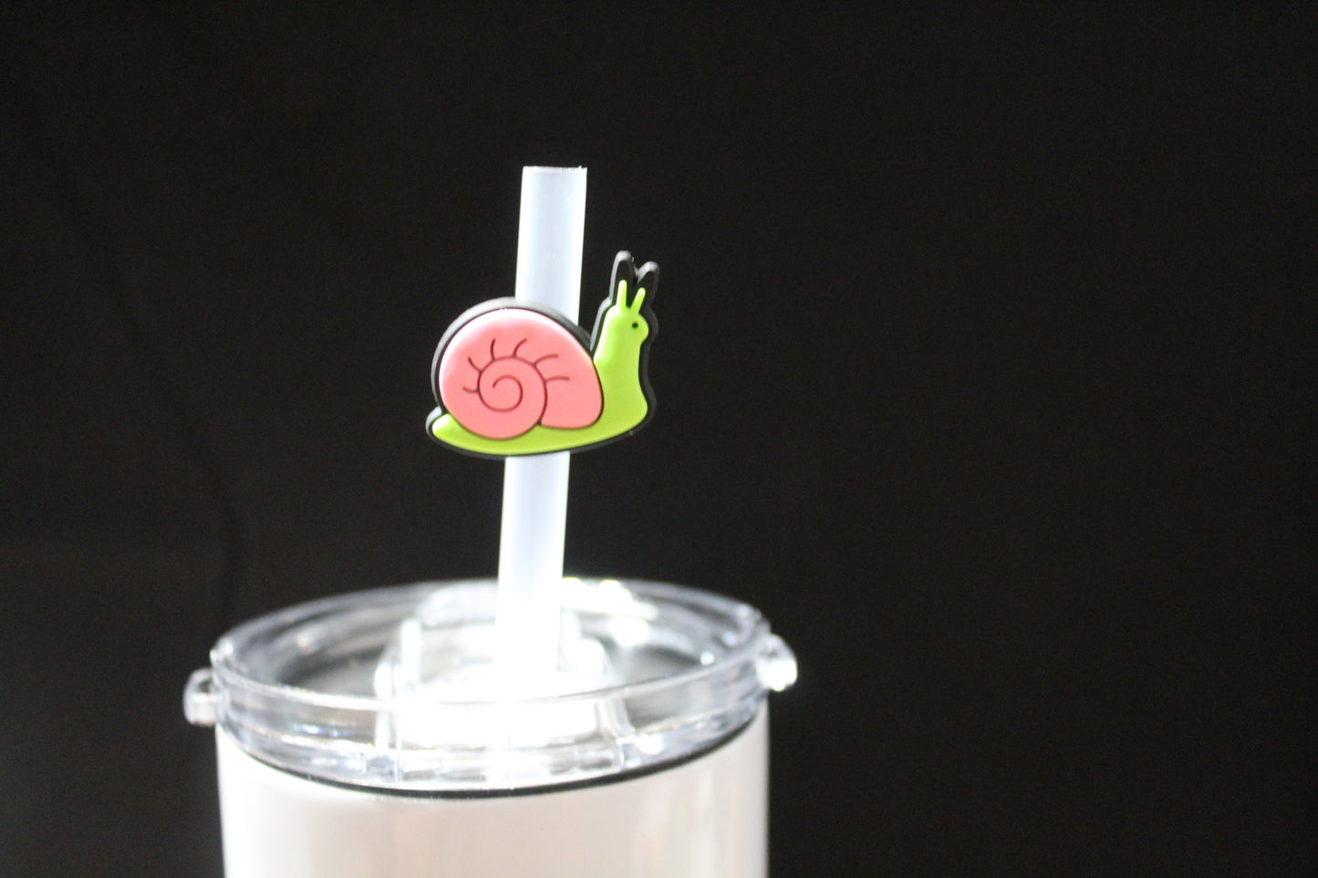 Snail Straw Charm