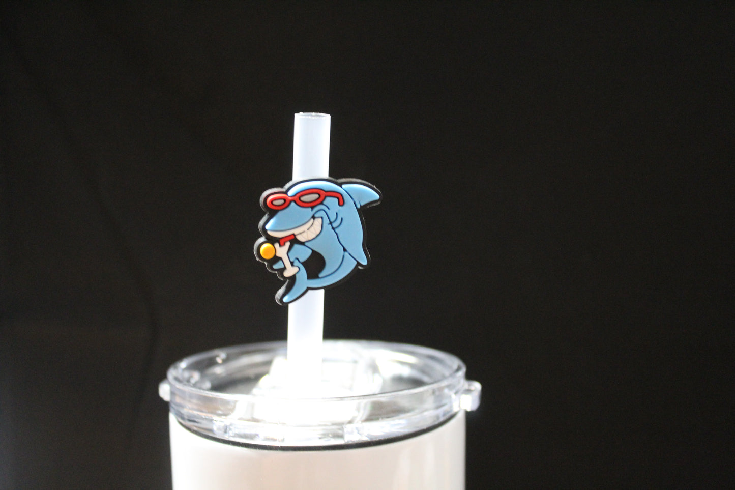 Shark Straw Charm