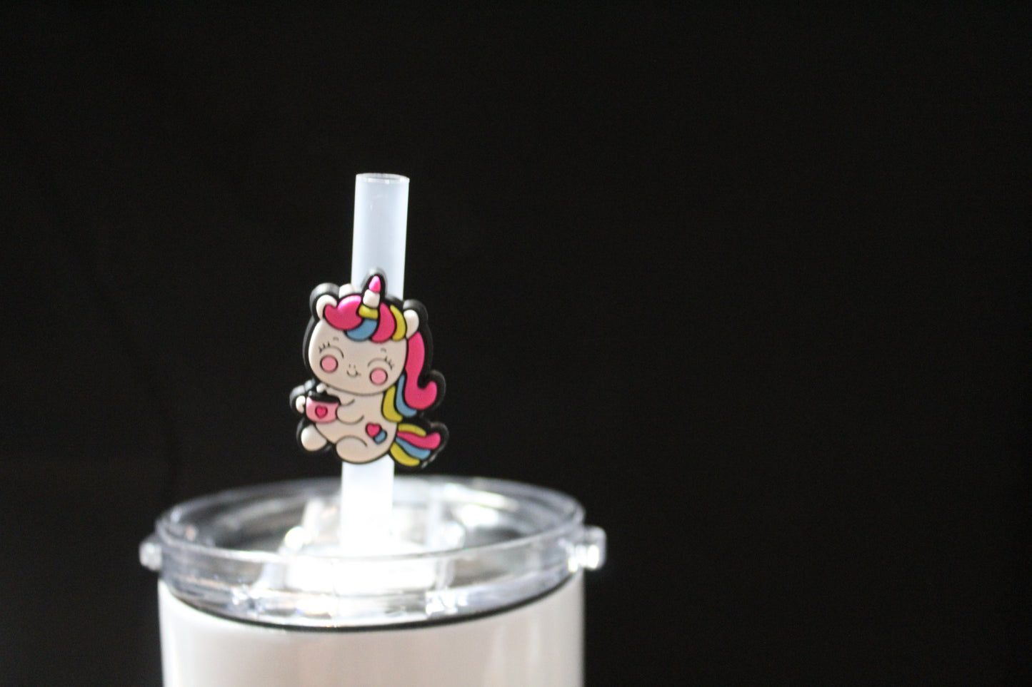 Unicorn Straw Charm