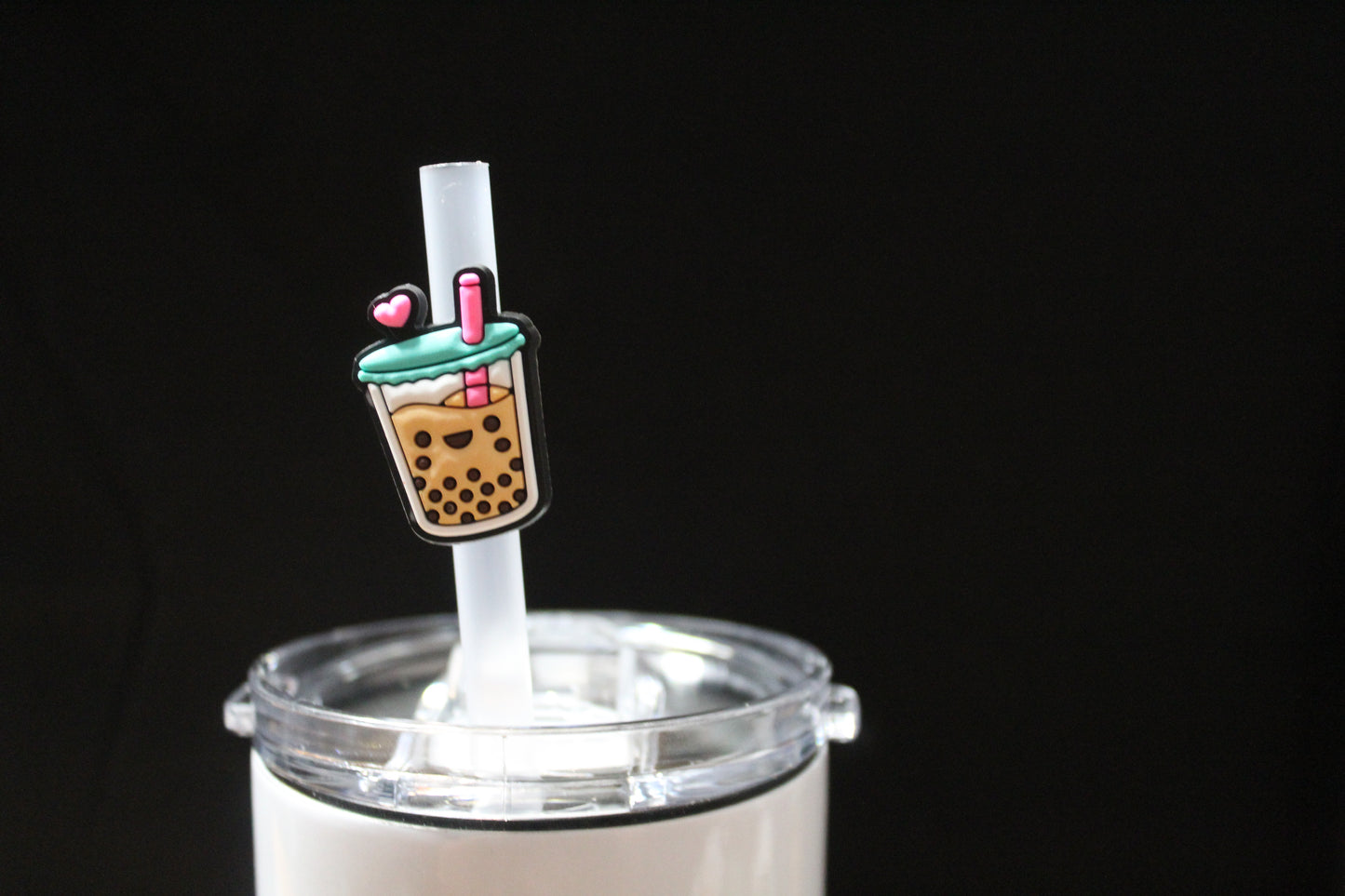 Boba Drink Straw Charm
