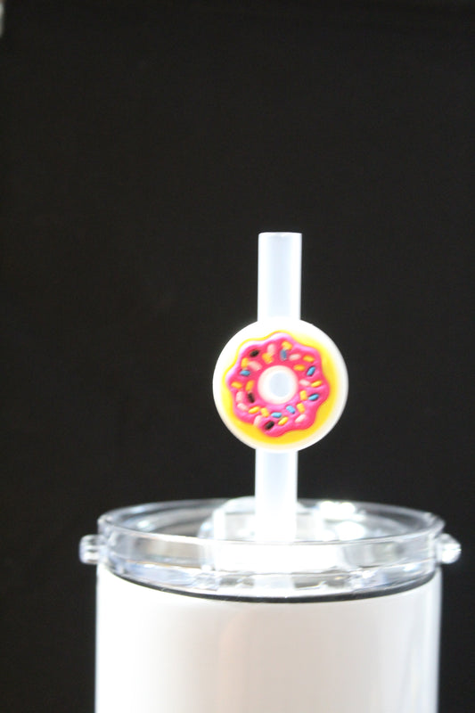 Donut Straw Charm