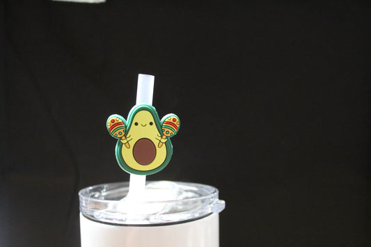 Avocado Straw Charm