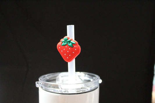 Strawberry Straw Charm