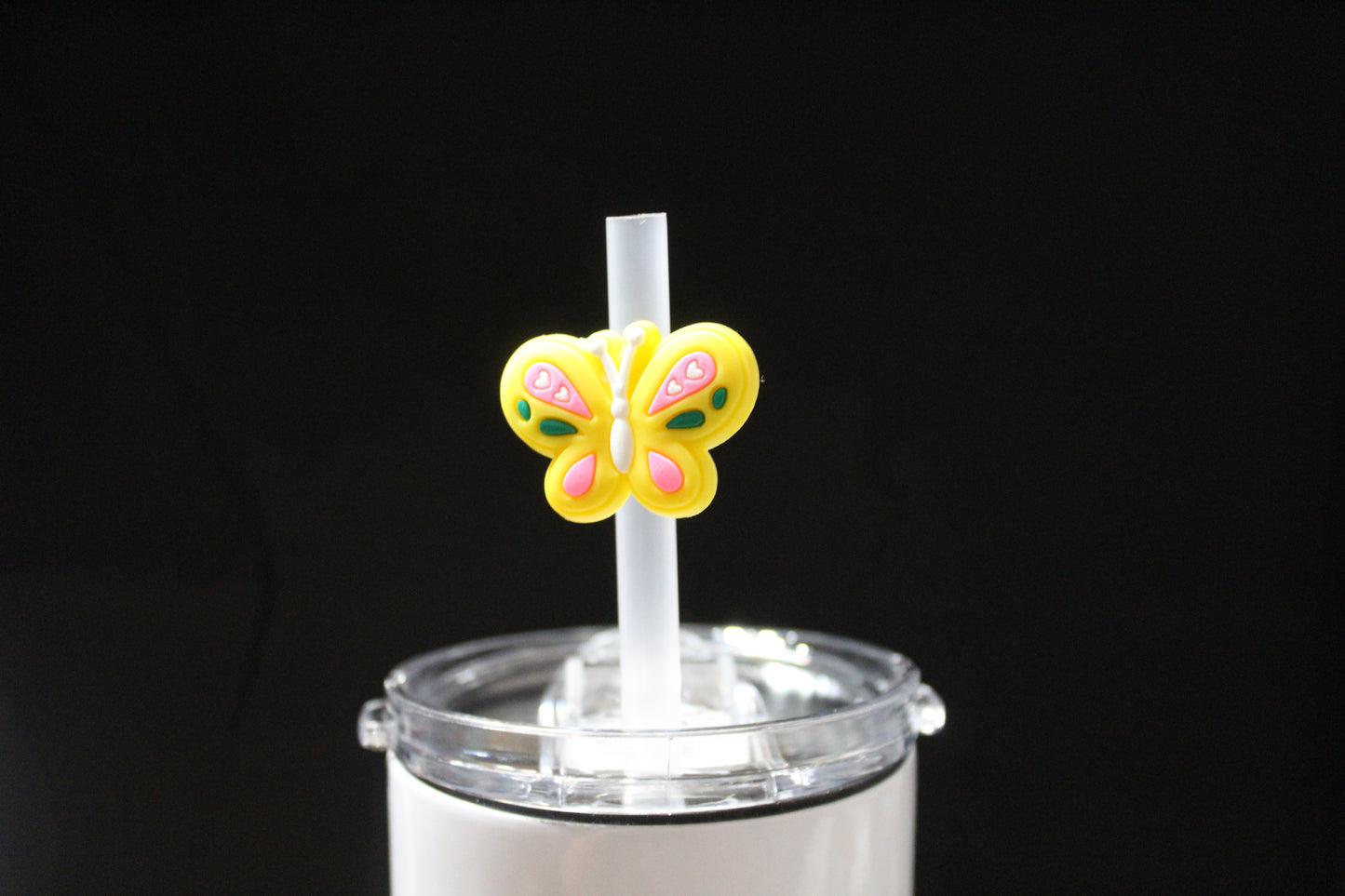 Butterfly Straw Charm