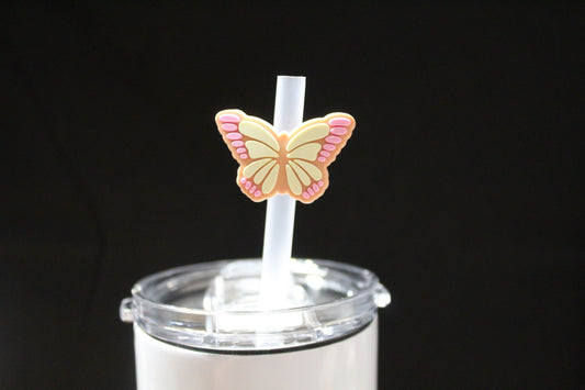 Butterfly Straw Charm