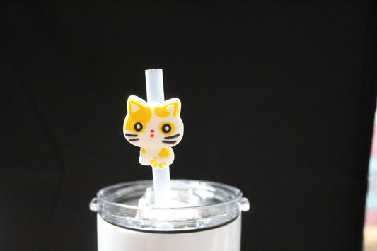 Kitty Cat Straw Charm