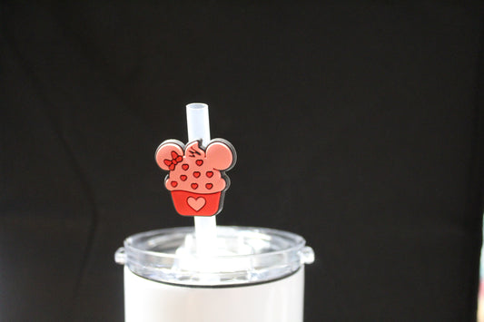 Ear Cupcake Straw Charm