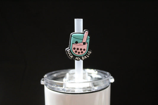 Boba Drink Straw Charm