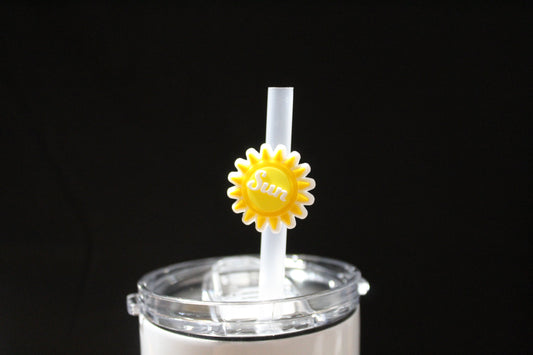 "Sun" Straw Charm