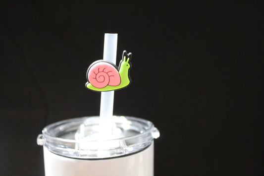 Snail Straw Charm