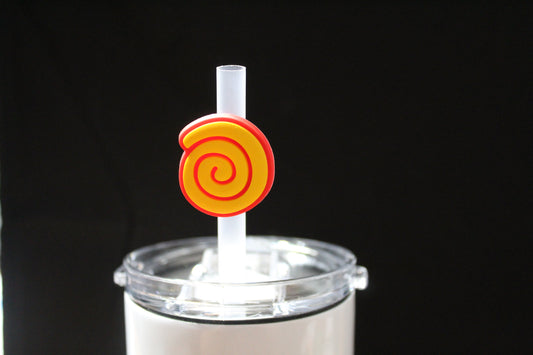 Swirl Straw Charm