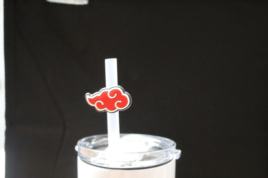 Clouds Straw Charm