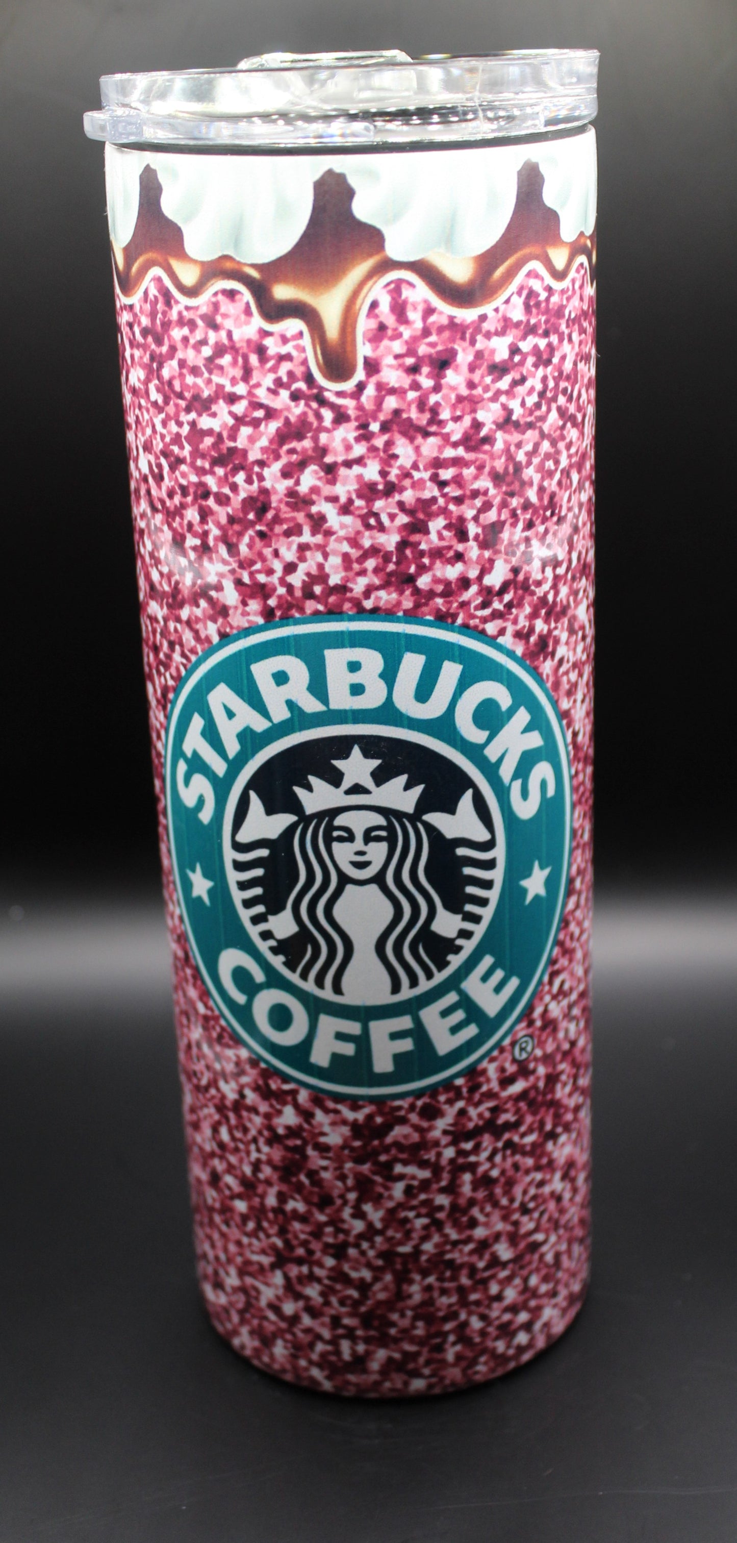 20 oz Starbucks Pink Glitter Tumbler