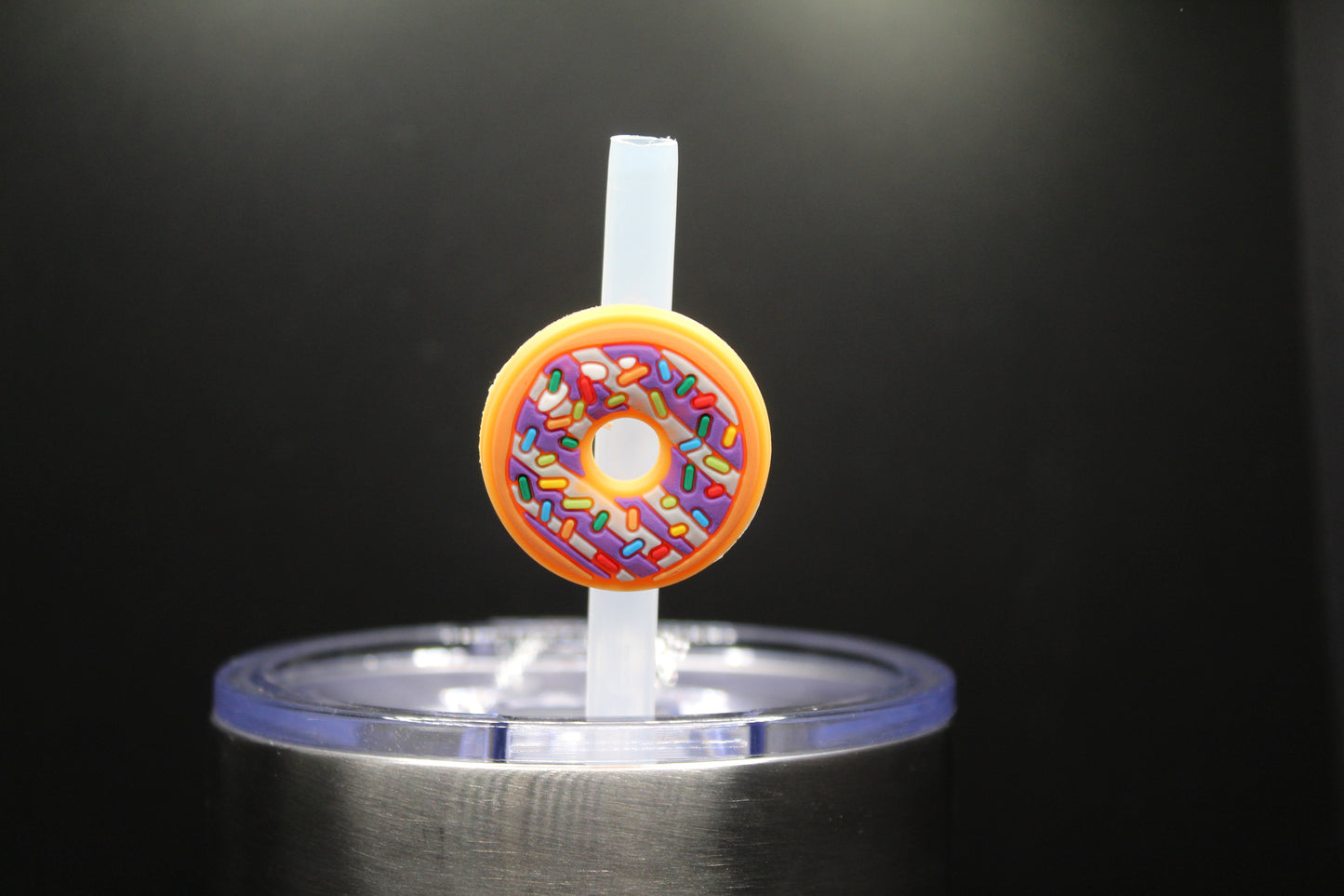 Donut Straw Charm