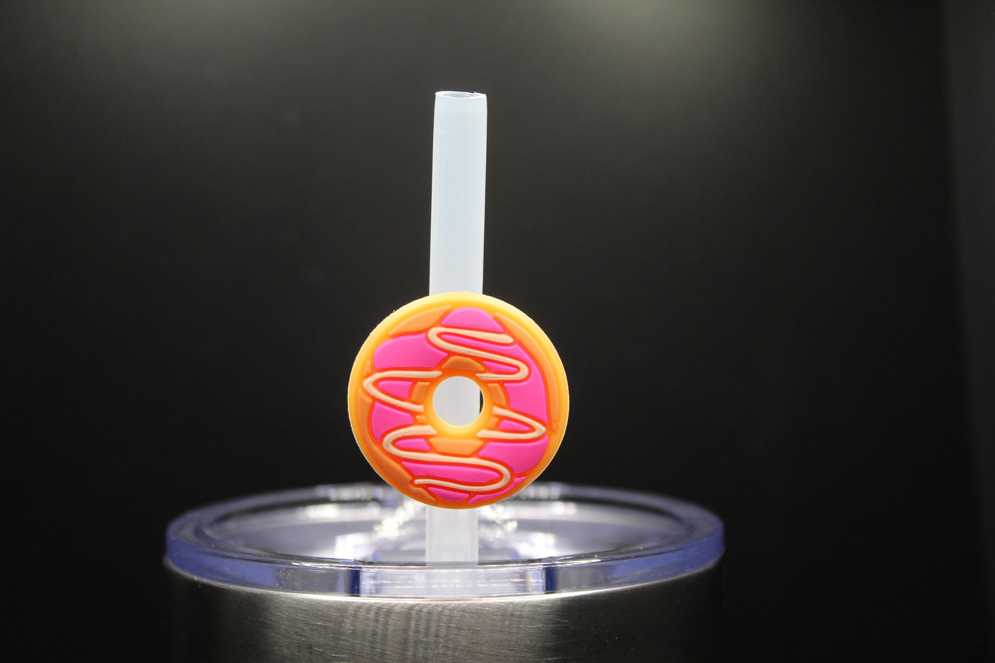 Donut Straw Charm