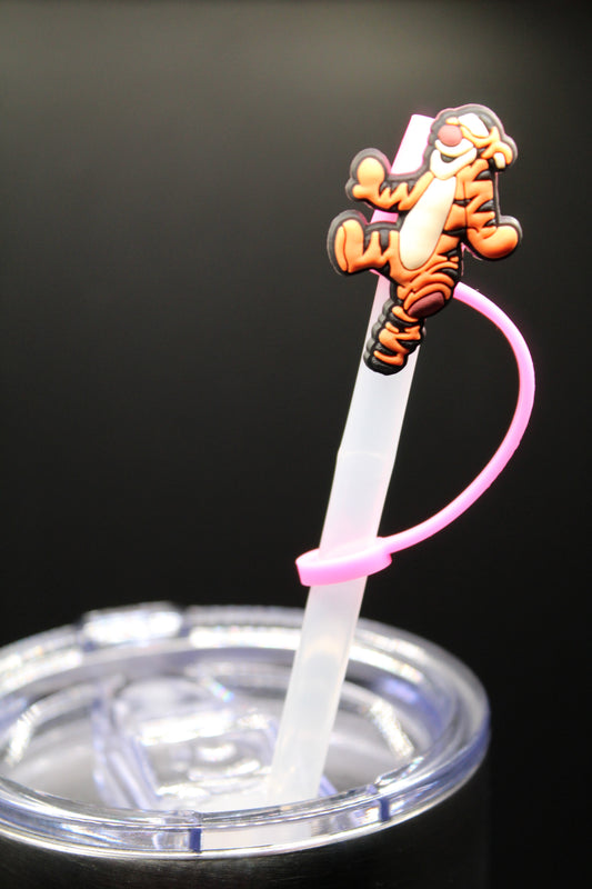 Bouncy Tiger Straw Cap