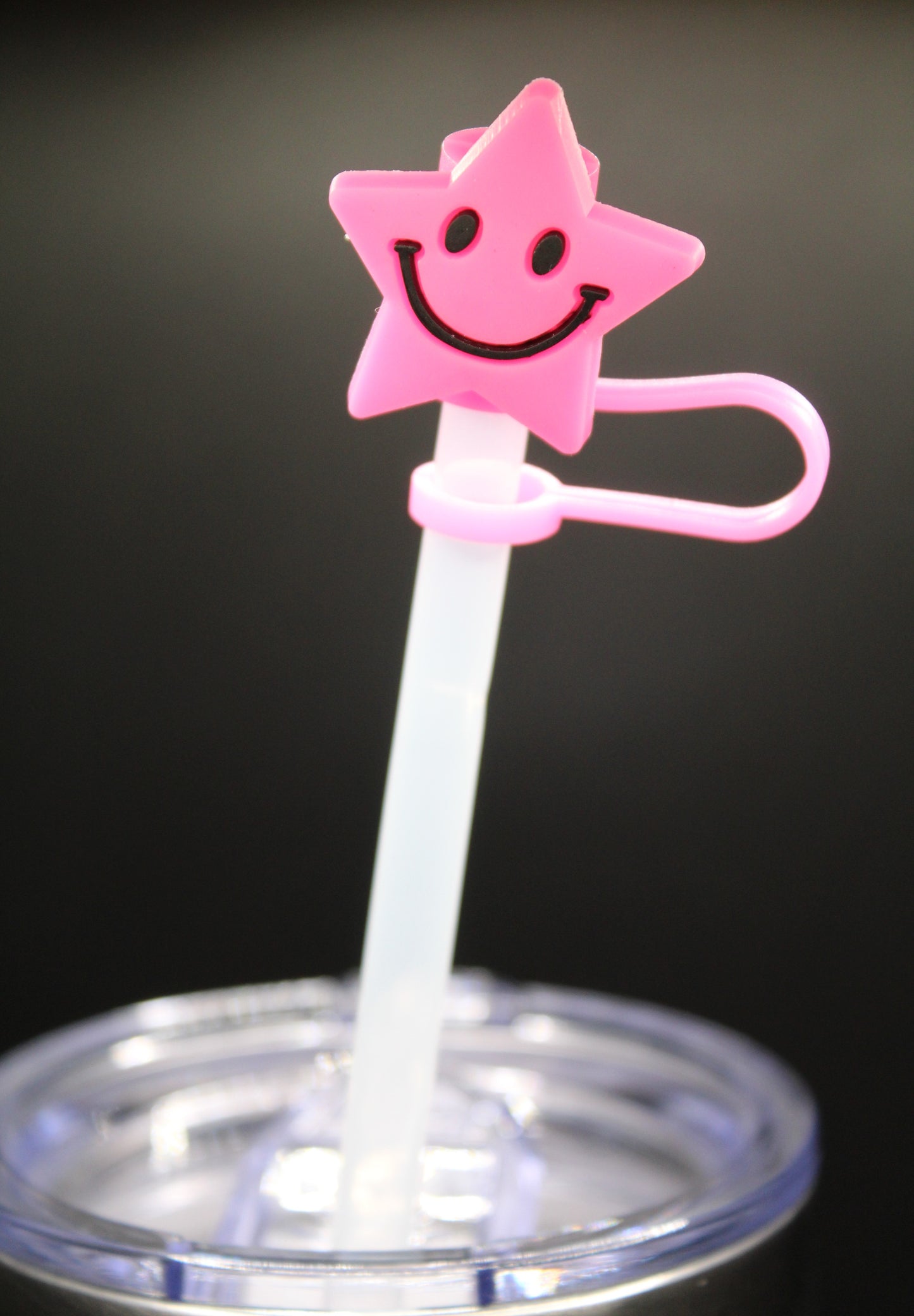 Pink Straw Cap