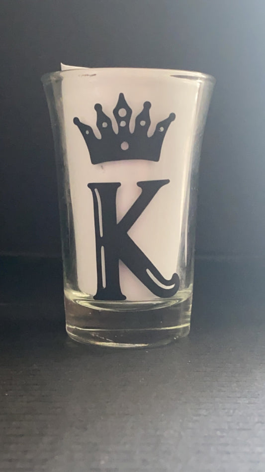 King and Queen Shot Glass Set