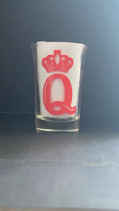 King and Queen Shot Glass Set