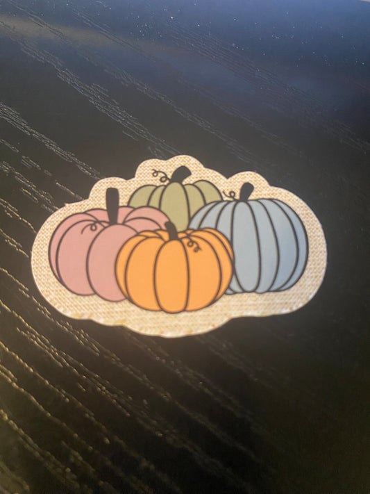 Pumpkin sticker